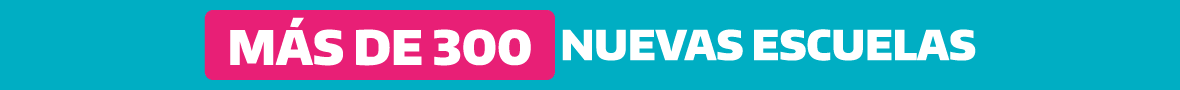 300 escuelas