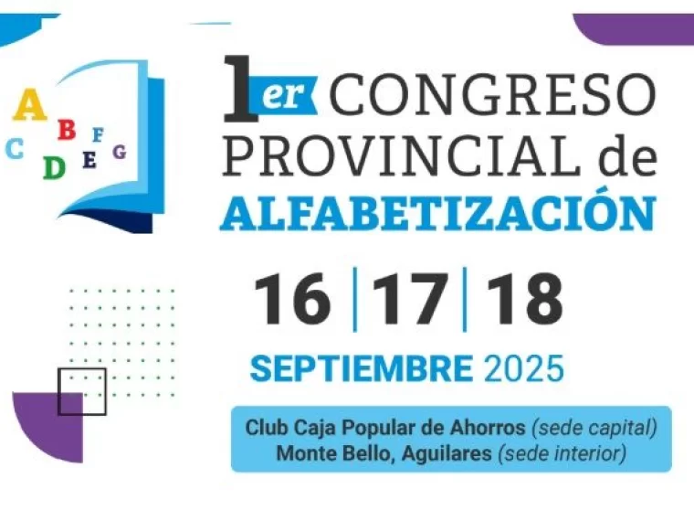 Tucumán tendrá su 1er Congreso Provincial de Alfabetización