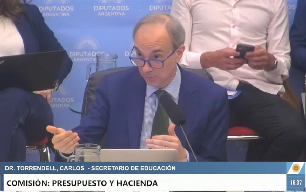 Torrendell expuso en Diputados acerca del Presupuesto 2026 destinado a Educación