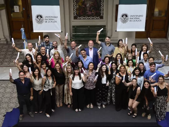 La UNLP entregó diplomas a los egresados de la Especialización en Docencia Universitaria