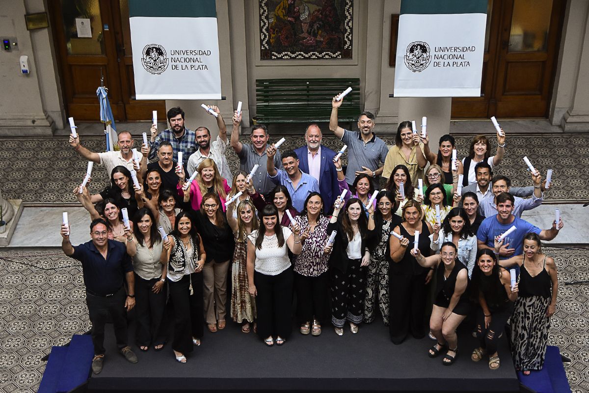 La UNLP entregó diplomas a los egresados de la Especialización en Docencia Universitaria
