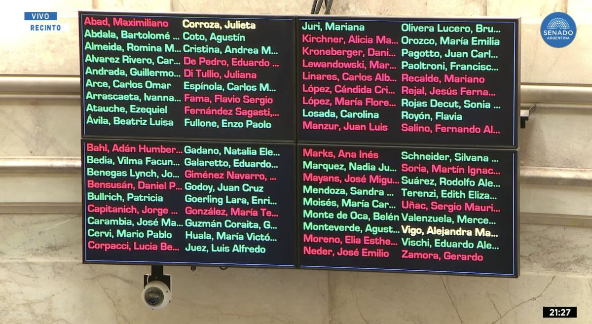 El Senado aprob� un presupuesto que recorta los fondos para la Educaci�n y la Ciencia