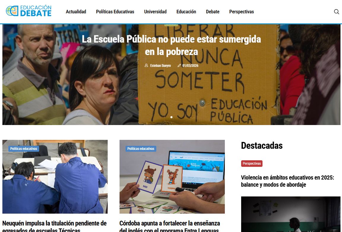 Invitamos a suscribirse a Educación Debate y ser parte de nuestra red informativa