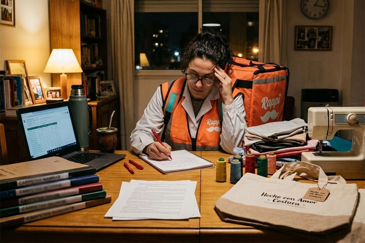 El drama de los docentes que necesitan varios trabajos para no ser pobres. 