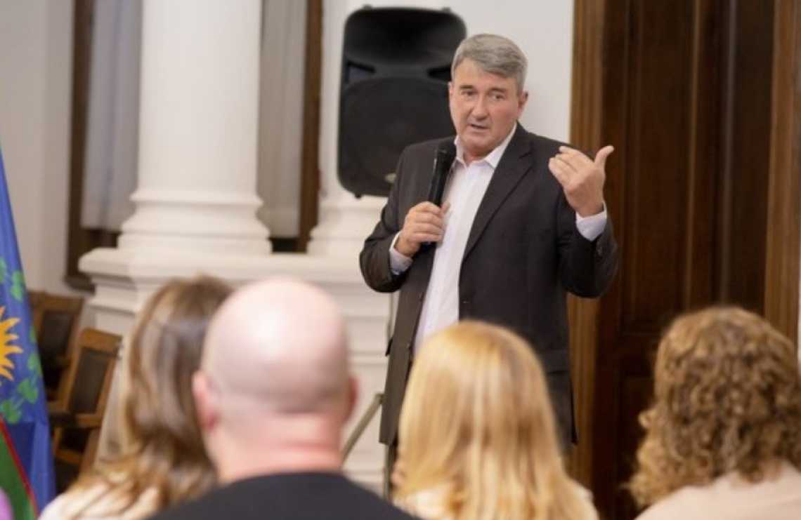 Gerardo Marchesini es uno de los impulsores del amparo judicial. (Foto Municipalidad de Cnel. Suárez)